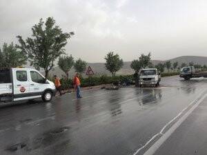 Maddi hasarlı kaza
