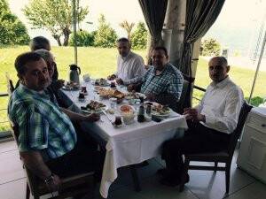 Abdullah Şanlı, Mehmet Günbaş dostları ile Florya’da