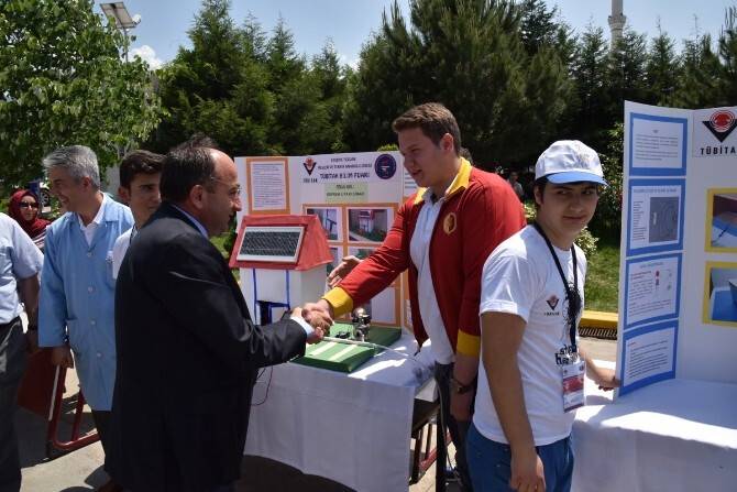 Hüseyin Üzülmez, TÜBİTAK Bilim Fuarı Açılışında