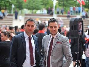 Akören’de mezuniyet kepleri atıldı