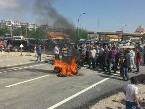 Aydoğdu'da alt geçit protestosu