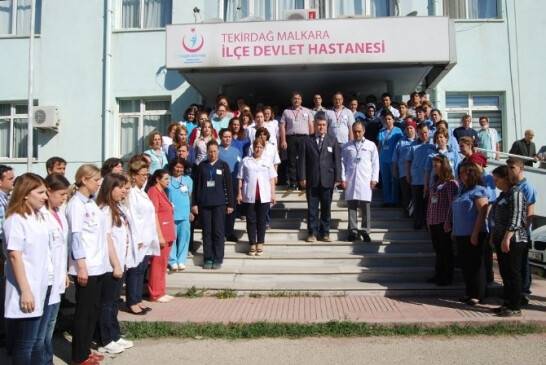Malkara'da Sağlık Çalışanları İş Bıraktı