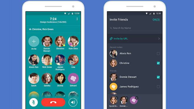 200 kişiyle aynı anda ücretsiz sesli görüşme uygulaması