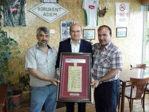 Korukent restoranda tablolu ziyaret