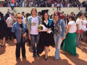 Ceren Çınardalı’nın mezuniyet mutluluğu