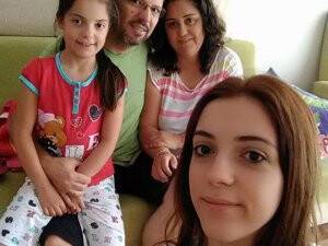 Sarısaç ailesinde Babalar günü kutlaması