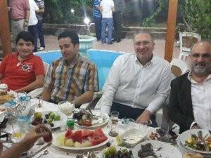 Başkan Kuntoğlu konuklarını Kozağaç’ta ki bağ evinde ağırladı