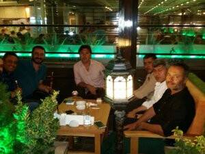 Ahmet Tunç hocaya veda yemeği