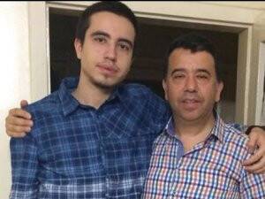 Oktay Mermer oğlu ile