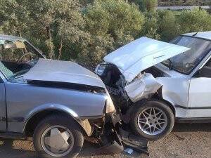 Derebucak'ta trafik kazası