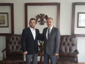 Hüseyin Bademli Vali Erol ve Emniyet Teşkilatını ziyaret etti