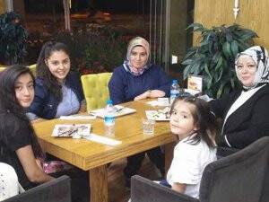 Arslan ve Erdem aileleri Meram Yeniyol Kafem’deler