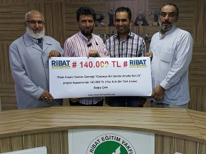 Ribat Gazze'ye 140 bin lira nakdi yardım yaptı