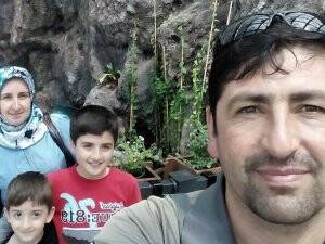 Osman Çamurlu hoca ailesi ile doğada