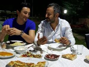 Turgut ve Ömer Korkmaz sahurda