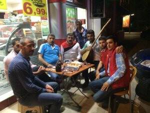 Pazar kasabında Ramazan keyfi