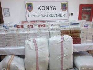 Jandarmadan kaçak sigara operasyonu
