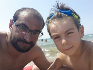 Hakan Salim Çağlayan’dan deniz selfiesi