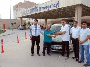 Akşehir Devlet Hastanesi'ne araç desteği