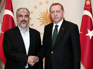 Cumhurbaşkanı Erdoğan Meşal'i kabul etti