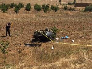 Tekeri Kopan Otomobil Takla Attı: 1 Ölü, 3 Yaralı