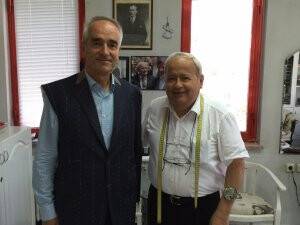 Protokol Terzisi Celal Bey  Haşmet Okur ile birlikte