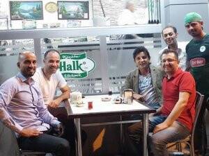 Konyaspor’un teknik kadrosu, Suat Kaya ile Küçüker Halk Etliekmek’te