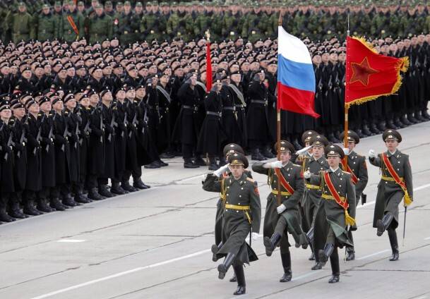 Rus askeri çorap giyecek