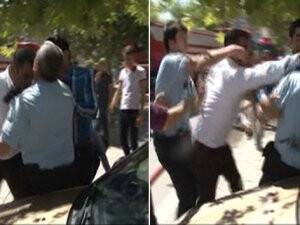 Konya’da Biber Gazı Sıkan Polise Kafa Attı