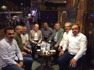 Sporun A takımının çay çekirdek keyfi