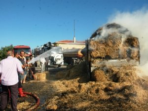 5 bin balya saman alev alev yandı