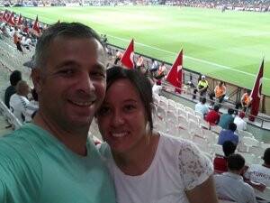 İsmail Tuna ve eşinden öz çekim