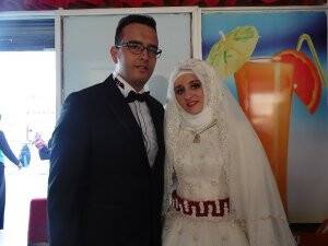 Ayşenur ile Mustafa evlendi