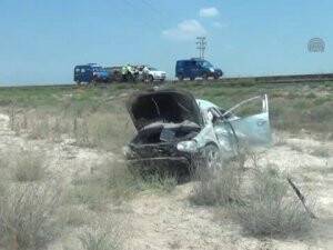 Konya'da Otomobil Devrildi: 1 Ölü