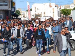 Tunus'taki Gösteriler