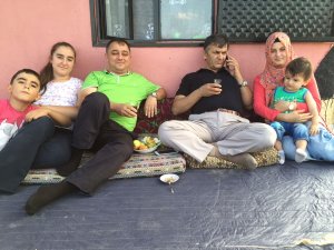 Orhan ve Usman ailelerinin hafta sonu keyfi
