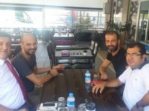 Ömer Nazım Özcan ile Hüseyin Çavuşoğlu Erim kardeşlerle