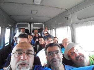 Mehmet Ali Eren dostları ile Haydar dağı yolculuğunda