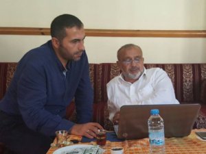 Salim Özdemir, Şevki Yılmaz Hocadan taktik alıyor