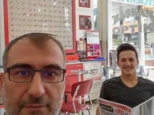 İsmet Öz’den enişteye ziyaret