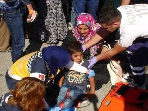 Kamyonetin Çarptığı Çocuk Yaralandı