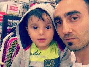 Serkan Yalçıner'den baba-oğul selfiesi