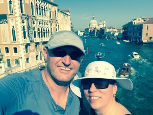 Atilla Sinaci eşi ile Venedik’te