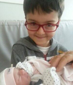 Küçükoktar ailesinde yeni bebek sevinci