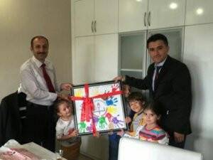 Melihşah Anaokulunun Çalışkan Arıları Kayacılar’ı ziyaret etti