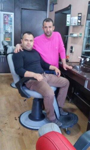 Fatih Sertçakan kuaförü Hakkı Özyörük ile