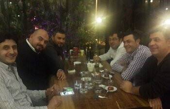 Ömer Nazım Özcan dostları ile Florya’da