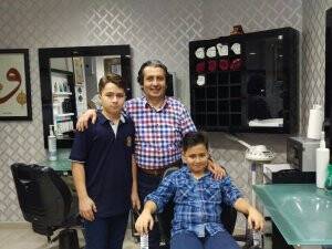 İbrahim ve Burak Özkan Prestij Kuaförde