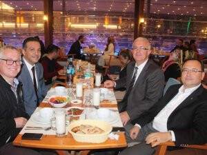 Nevizade’deki gala yemeğinde öğretim üyeleri bir arada