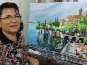 Neriman Güzelkılınç Akyol sezonun ilk resmini yapmış